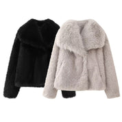 LISA | Blød Varm Fluffy Jakke