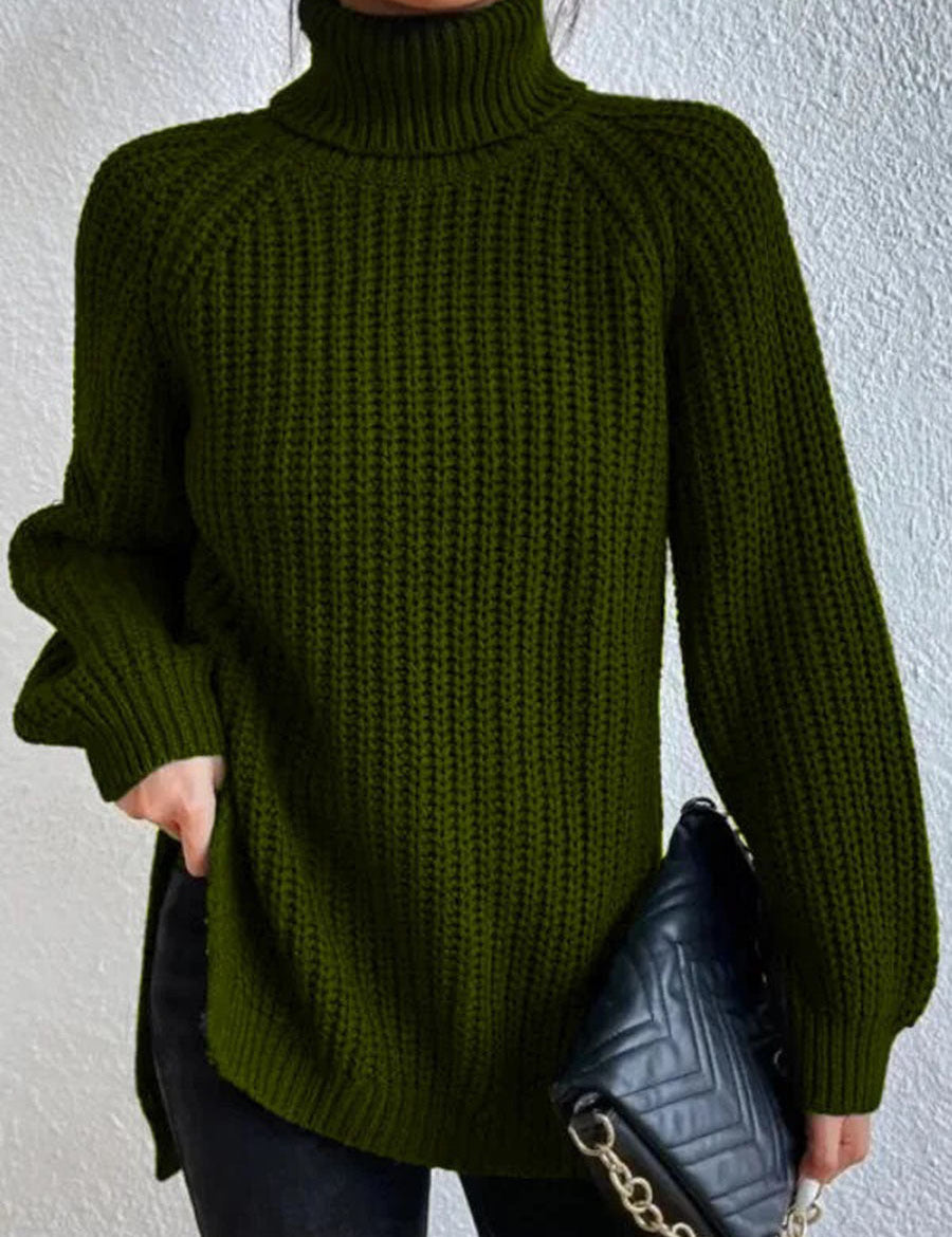 Elexia | Oversized Strikket Turtleneck