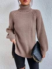 Elexia | Oversized Strikket Turtleneck
