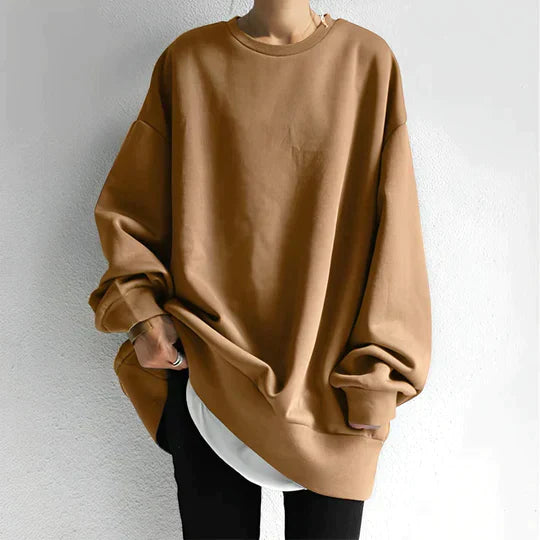 Latifah | Oversized Dame sweater med Nedsatte Skuldre