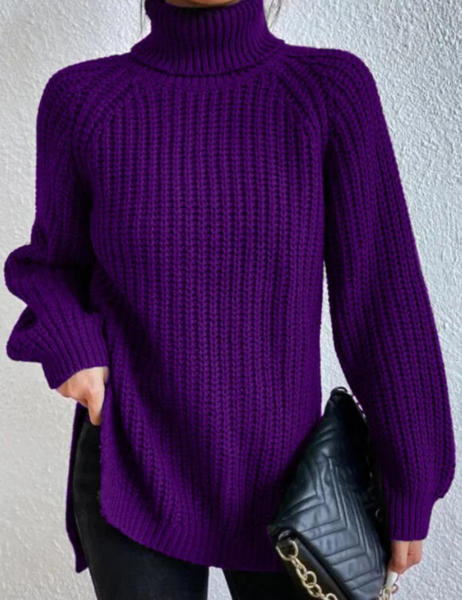 Elexia | Oversized Strikket Turtleneck
