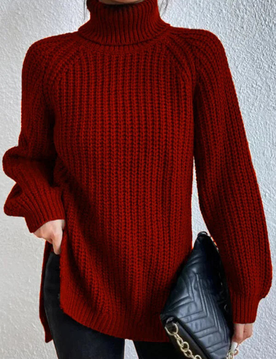 Elexia | Oversized Strikket Turtleneck