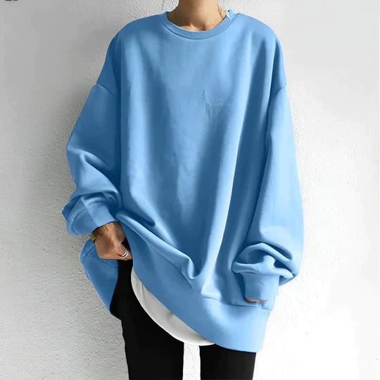 Latifah | Oversized Dame sweater med Nedsatte Skuldre