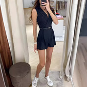 Mila | Korte Jumpsuit Uden Ærmer