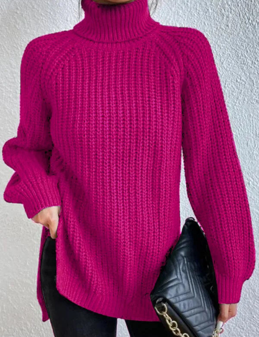 Elexia | Oversized Strikket Turtleneck
