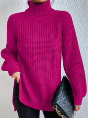 Elexia | Oversized Strikket Turtleneck