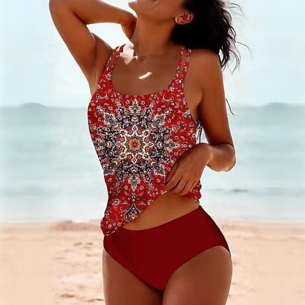 Mila | Boho Badedragt – Sommerlige Farvepragt til iøjnefaldende Strandlooks