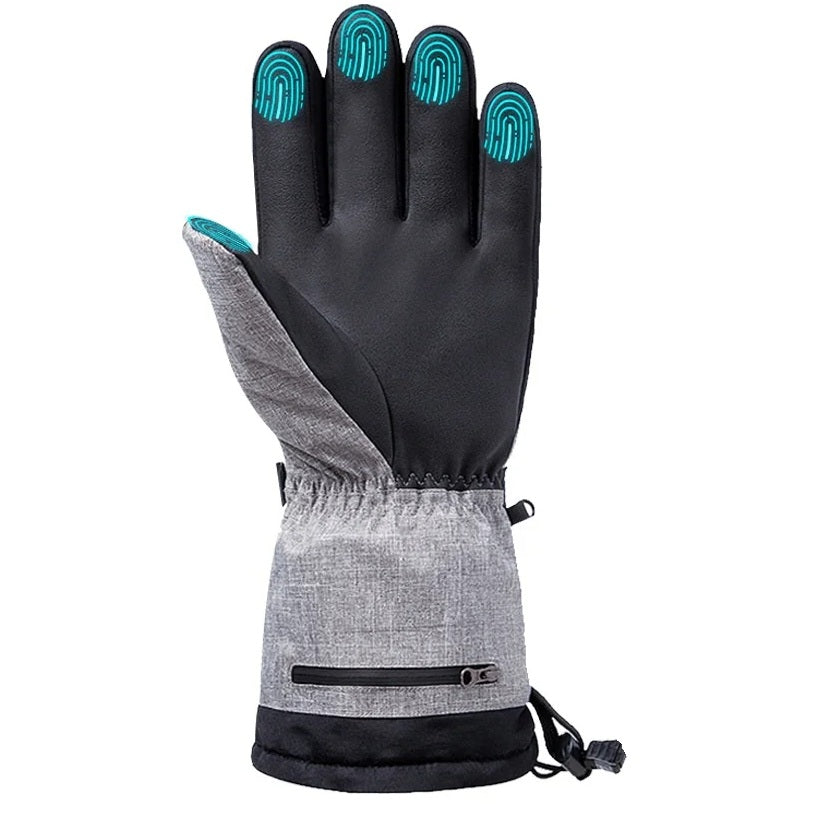 Opvarmede vandtætte vinterhandsker – tre temperaturniveauer. Intelligente USB-drevne termiske handsker til mænd og kvinder på motorcykel, cykel, camping og fiskeri. 1