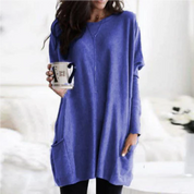 Oversized trui met lange mouwen voor dames | Warm 8