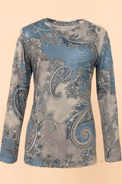 Paisley-printet pullover | En moderigtig sweater til koldere dage 0