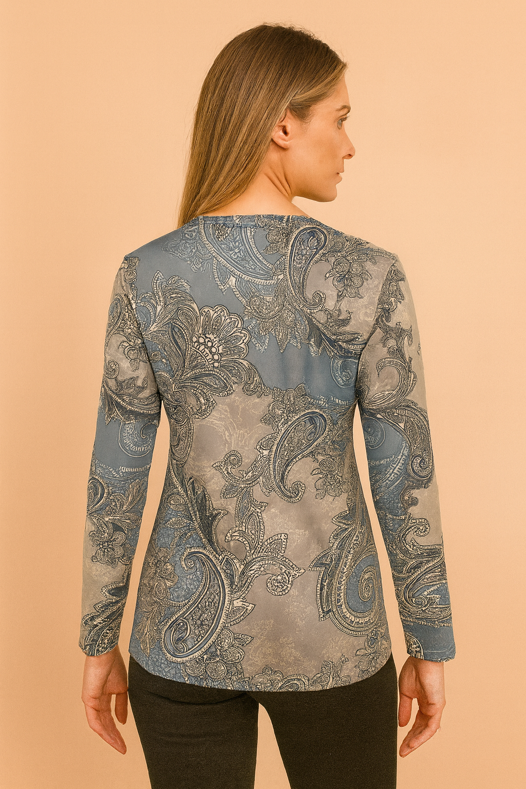 Paisley-printet pullover | En moderigtig sweater til koldere dage 2