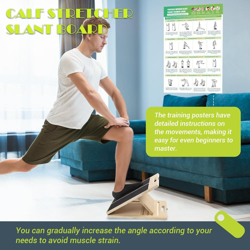 Pro Calf Stretch Board – Justerbart og bærbart for optimal stræk 5