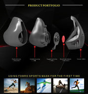 Professionel træningsmaske – Forbedrer lungekapacitet og fitness 2