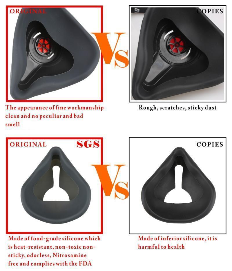 Professionel træningsmaske – Forbedrer lungekapacitet og fitness 7