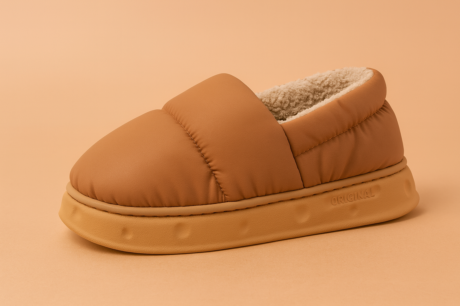 Pude-tøfler | Varme tøfler med blødt for 3