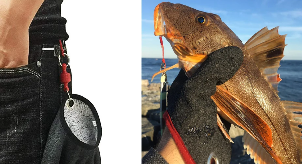 Punkteringssikre fiskehandsker – Fiskerhandsker med magnetisk udløser, skridsikkert og beskyttende design 6