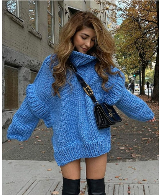 Isabella | Komfortabel Oversized Strikket Trøje til Damer