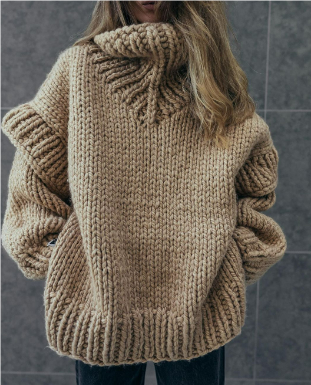 Isabella | Komfortabel Oversized Strikket Trøje til Damer