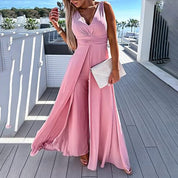 QUEENIE | Trendy denim jumpsuit med et elegant udseende
