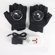 RGB-laserhandsker – roterende flerfarvede natklublysshowrekvisitter med automatisk laserkanoneffekt til dansere og performere 1