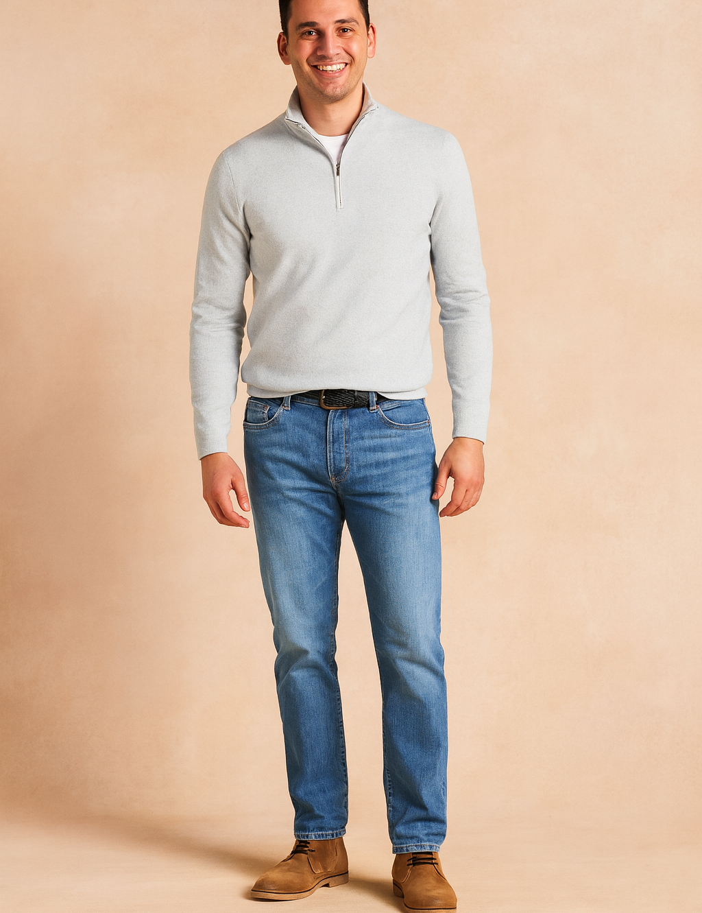 Radosław | Sweater med lynlås til hverdagens elegance 0