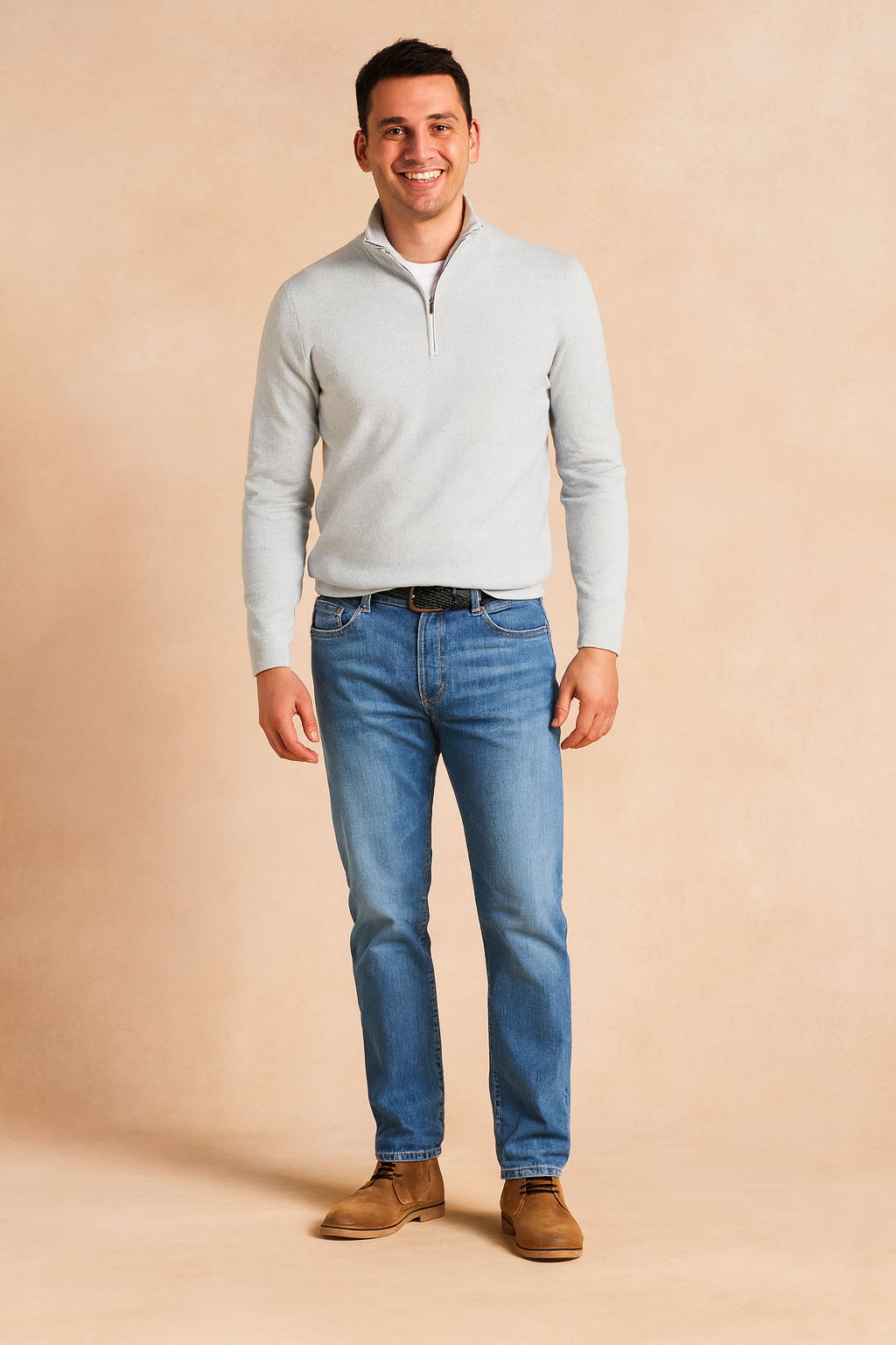 Radosław | Sweater med lynlås til hverdagens elegance 0