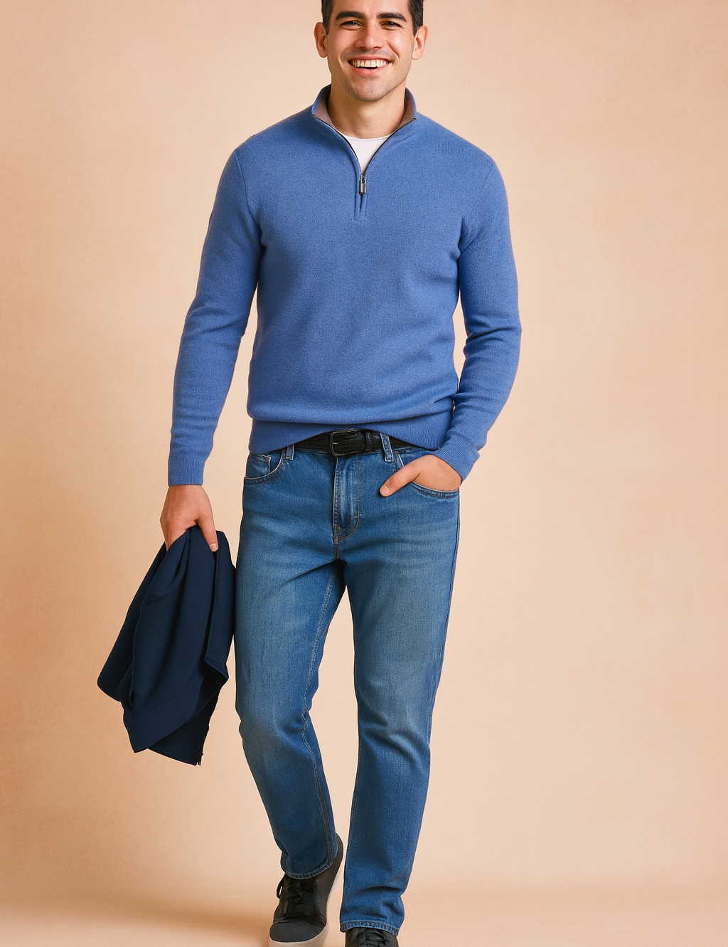 Radosław | Sweater med lynlås til hverdagens elegance 1