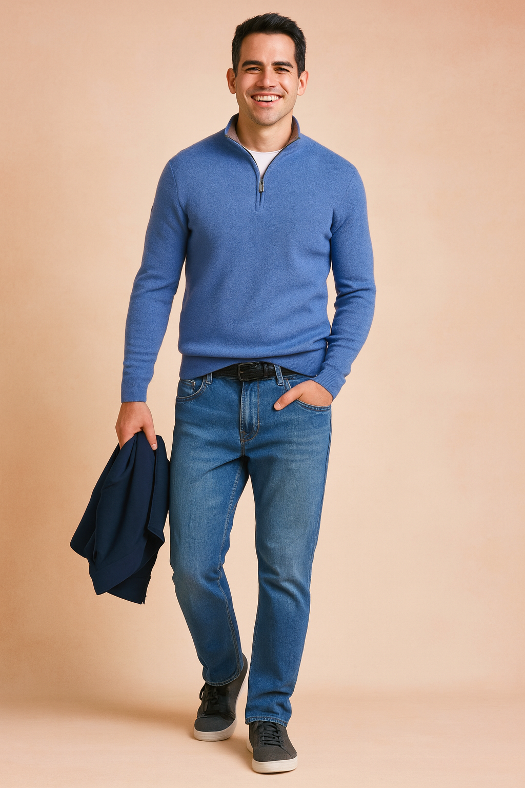 Radosław | Sweater med lynlås til hverdagens elegance 1