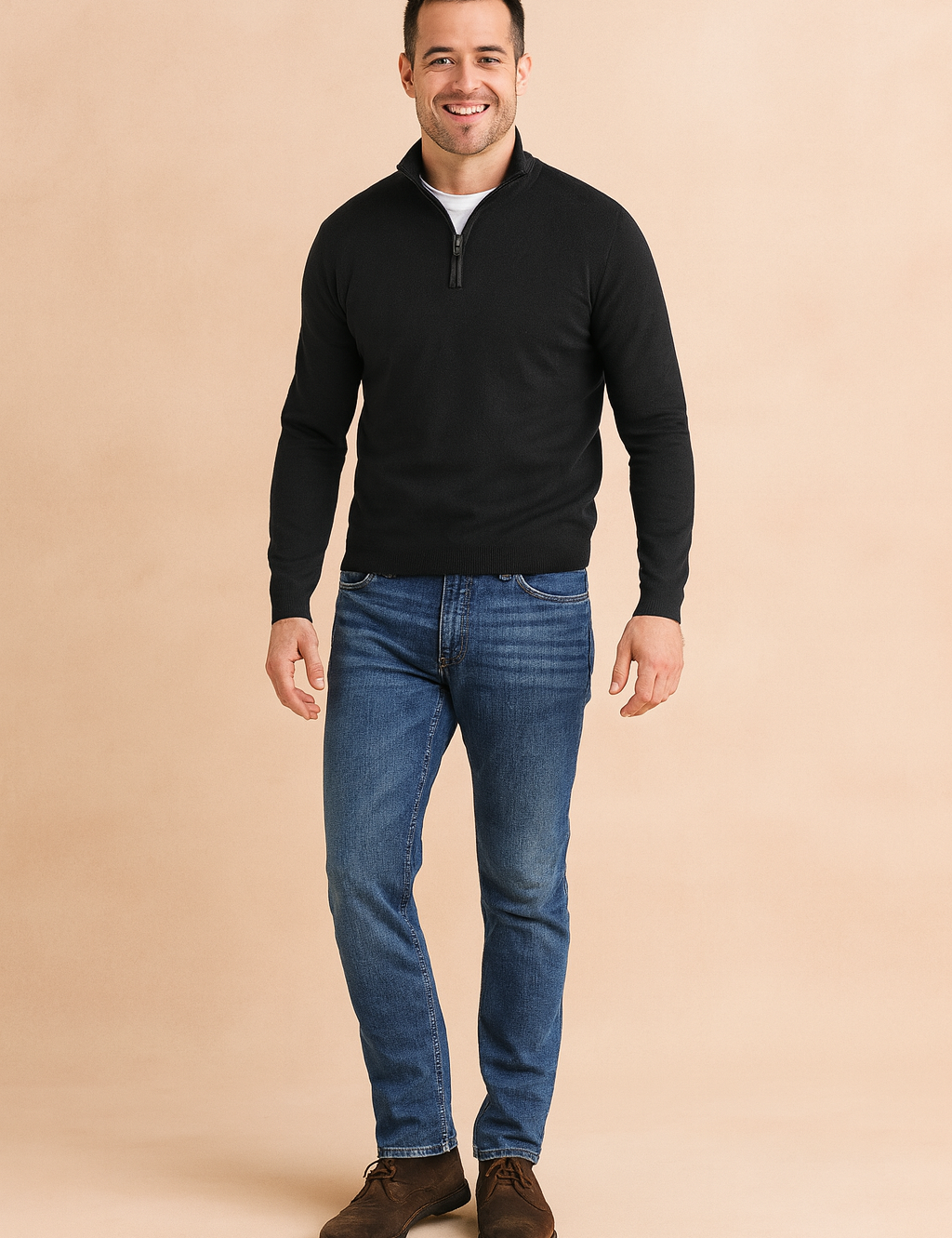 Radosław | Sweater med lynlås til hverdagens elegance 2