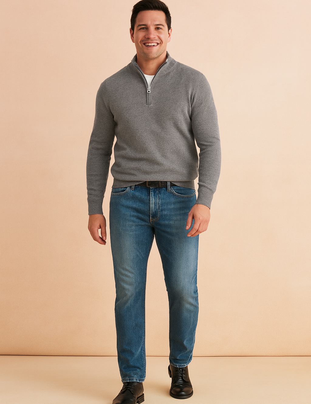 Radosław | Sweater med lynlås til hverdagens elegance 3