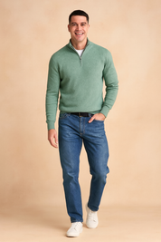 Radosław | Sweater med lynlås til hverdagens elegance 4