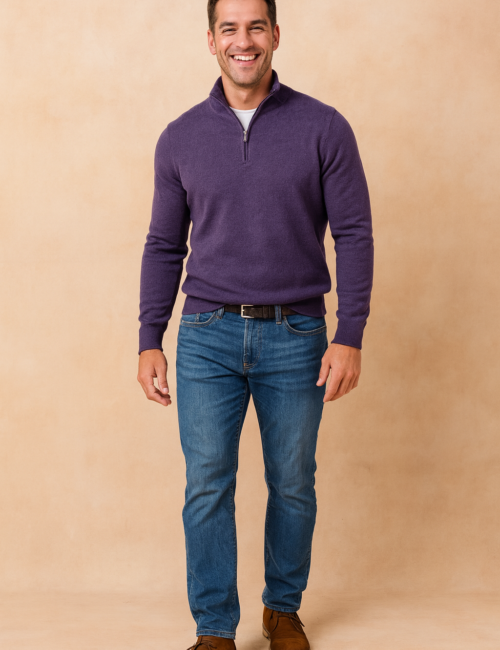 Radosław | Sweater med lynlås til hverdagens elegance 5