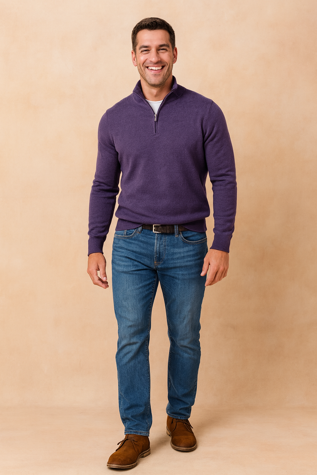 Radosław | Sweater med lynlås til hverdagens elegance 5