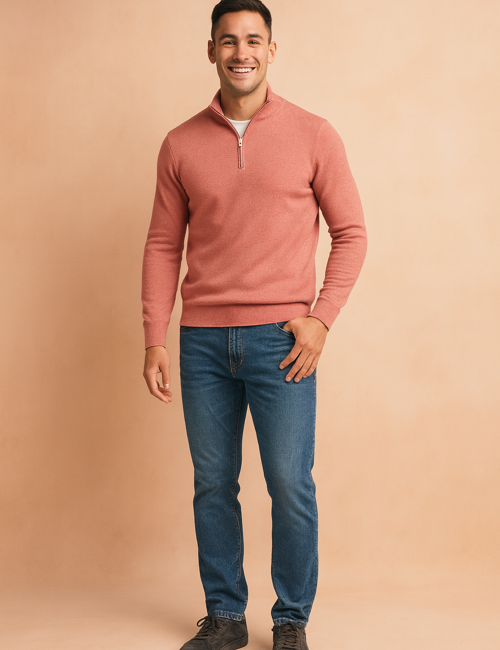 Radosław | Sweater med lynlås til hverdagens elegance 6