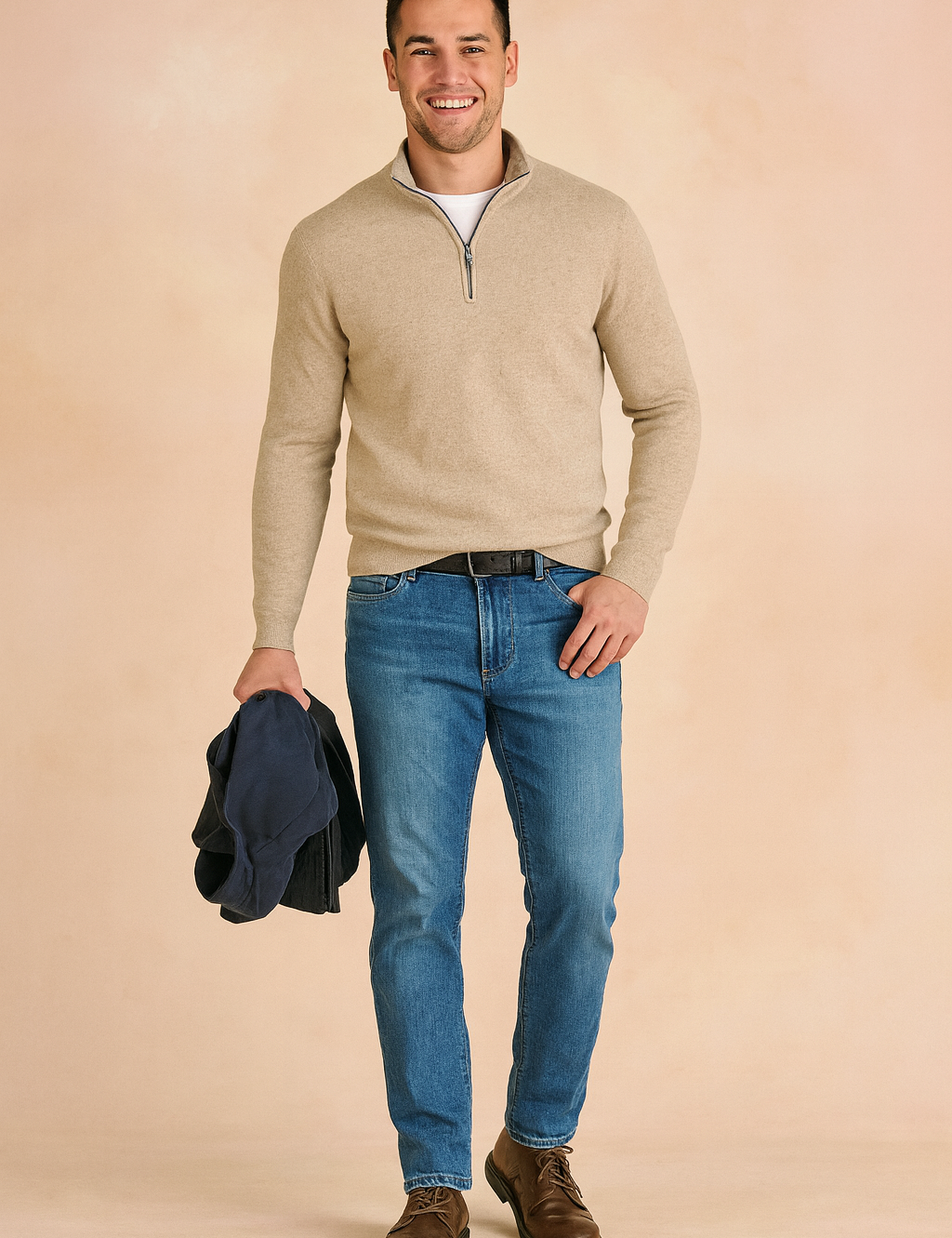 Radosław | Sweater med lynlås til hverdagens elegance 8