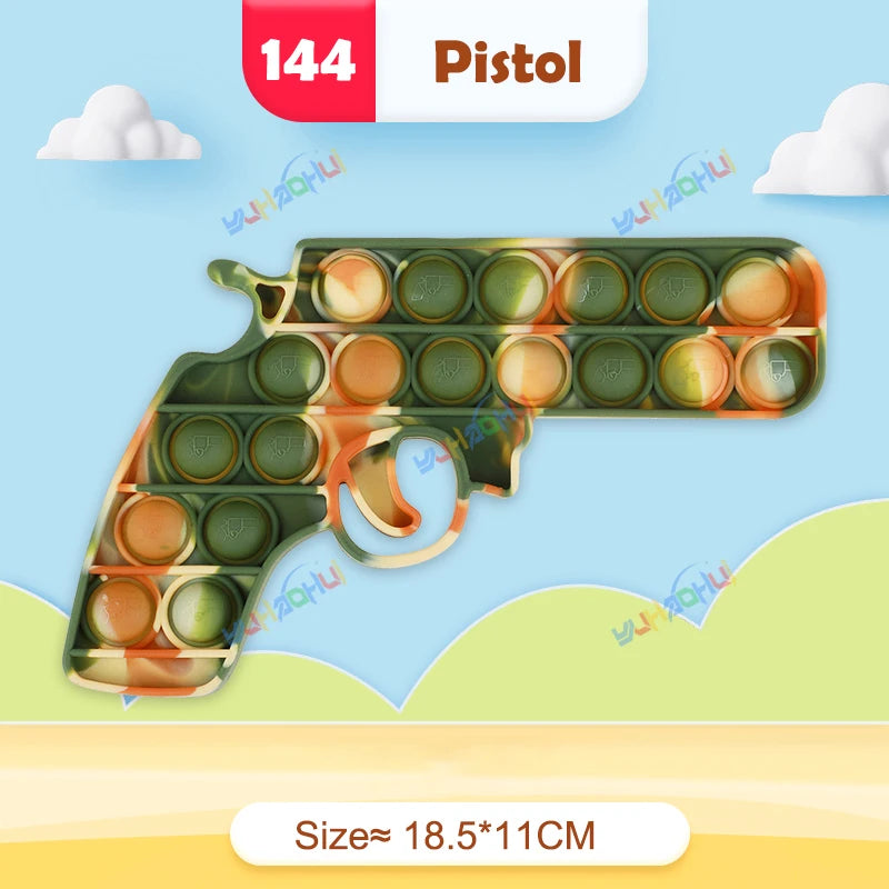 Rainbow Pop Fidget Legetøj – Silikone Sensorisk Legetøj til Stresslindring, Fokus og Leg for Børn og Voksne 8