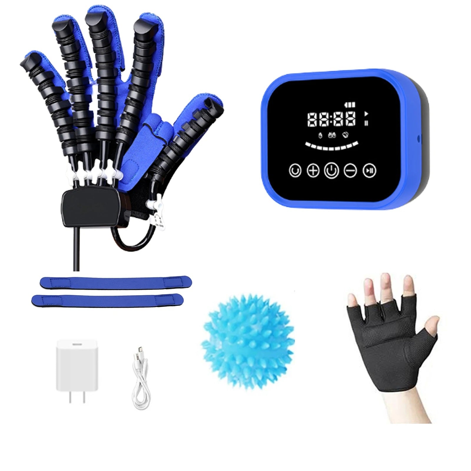 Rehabiliteringsrobothandske – Hånd- og fingermassageenhed til genoptræning efter slagtilfælde og hemiplegibehandling 3