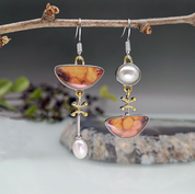 Retro Orange Øreringe – Stilfulde Smykker til Enhver Lejlighed 0