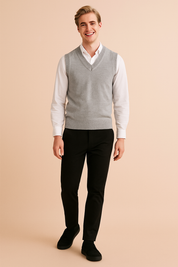 Ronald | Herrevest med V-hals | Ærmeløs 2