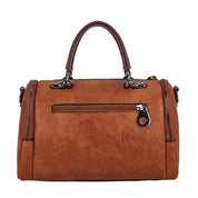 Rummelig dametaske med blød lynlåslukning i stof 3