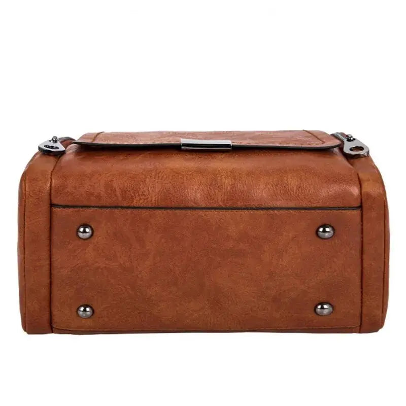 Rummelig dametaske med blød lynlåslukning i stof 4