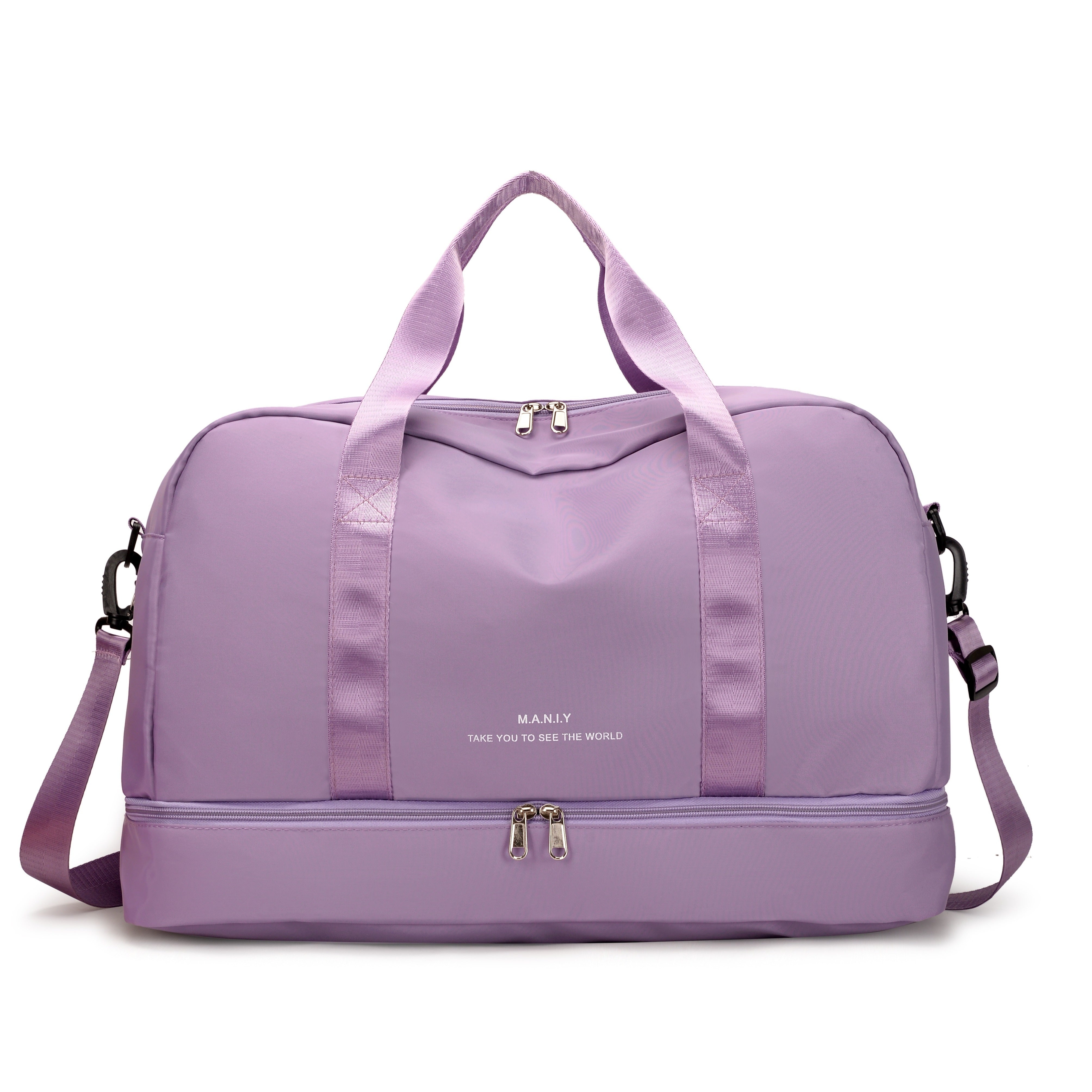 Rummelig unisex rejsetaske til eventyr i vegansk læder 11