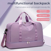 Rummelig unisex rejsetaske til eventyr i vegansk læder 2