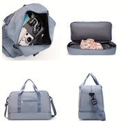 Rummelig unisex rejsetaske til eventyr i vegansk læder 7