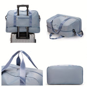 Rummelig unisex rejsetaske til eventyr i vegansk læder 8