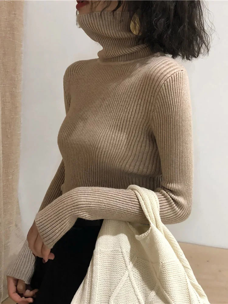 Chrissie | Turtleneck Dame Slim Fit