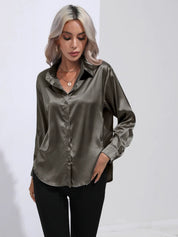 Selma | Satinbluse til damer