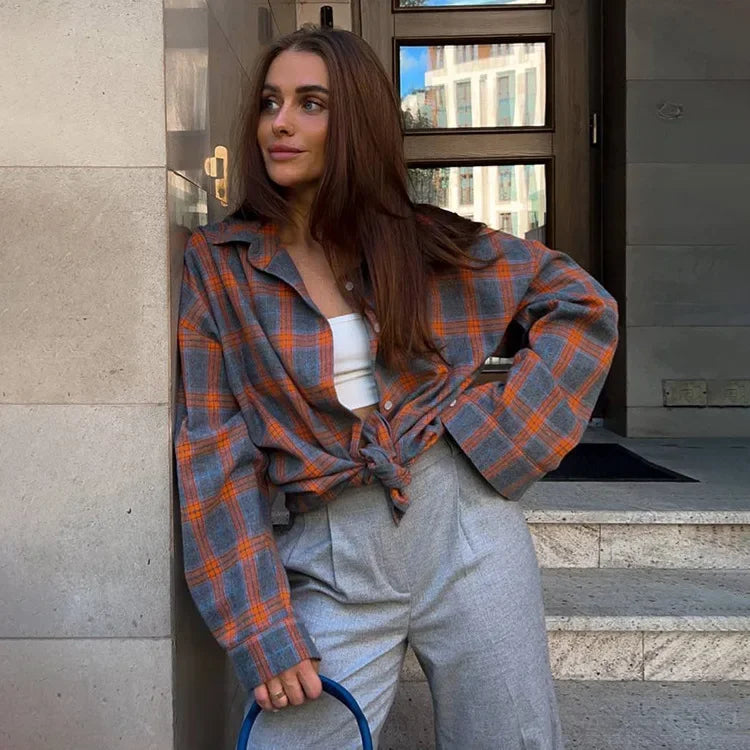 Maan | Oversized Ternet Dame Bluse