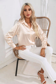 Selma | Satinbluse til damer