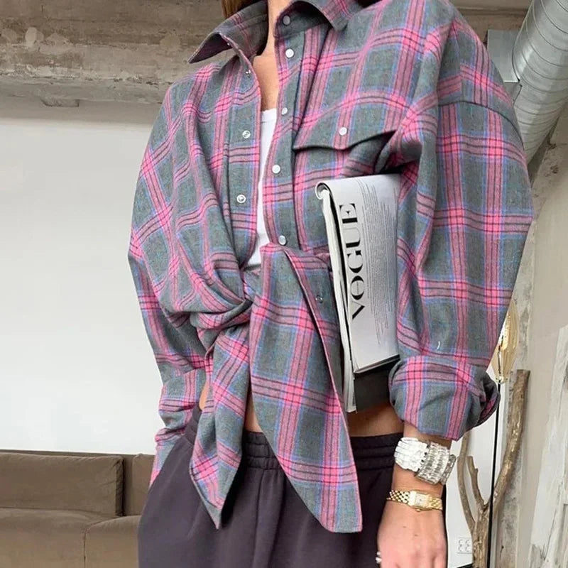 Maan | Oversized Ternet Dame Bluse